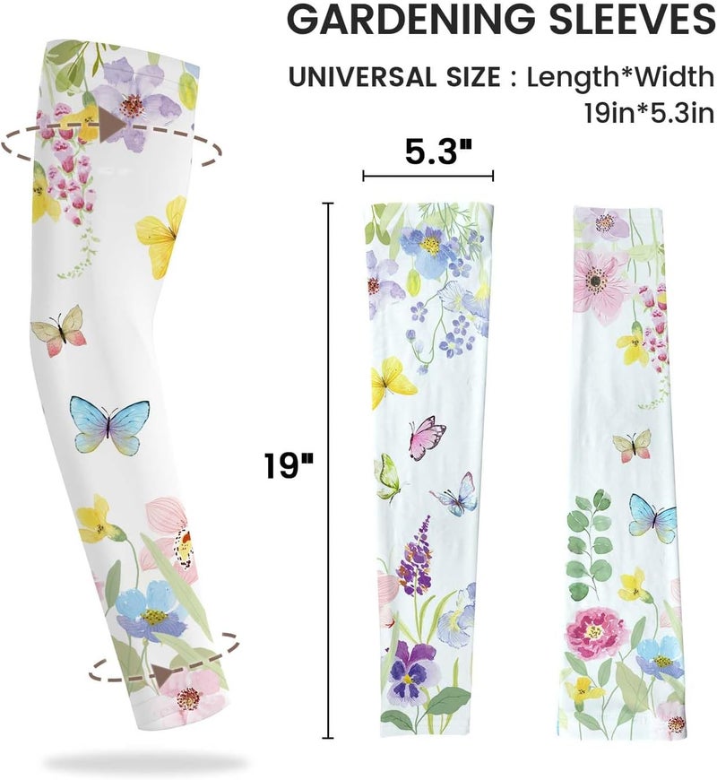 YPHCDO Store Gardening Sleeves Farm Sun Protection Arm Cooling Sleeves Thorn Proof Garden for Women Men with Thumb Hole - Image 5